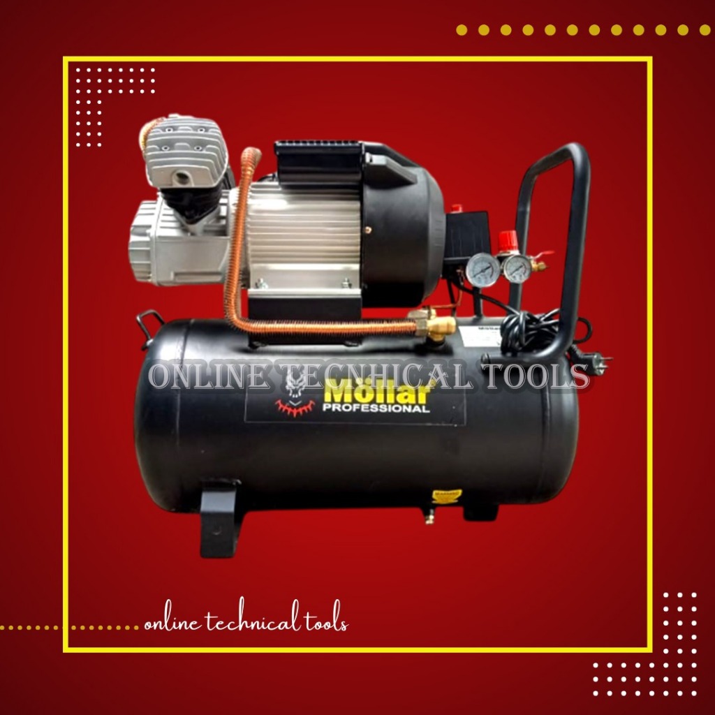 Jual Mollar Air Compressor 1.5HP 50 Liter AC-1550V – Mesin Kompresor ...