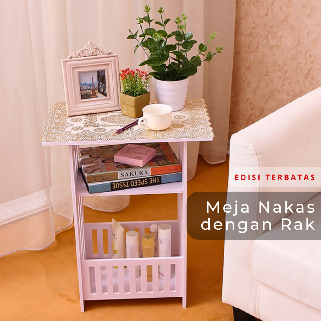 Jual FurnitureWorldHome - Meja Samping Minimalis – Meja Nakas Serbaguna ...