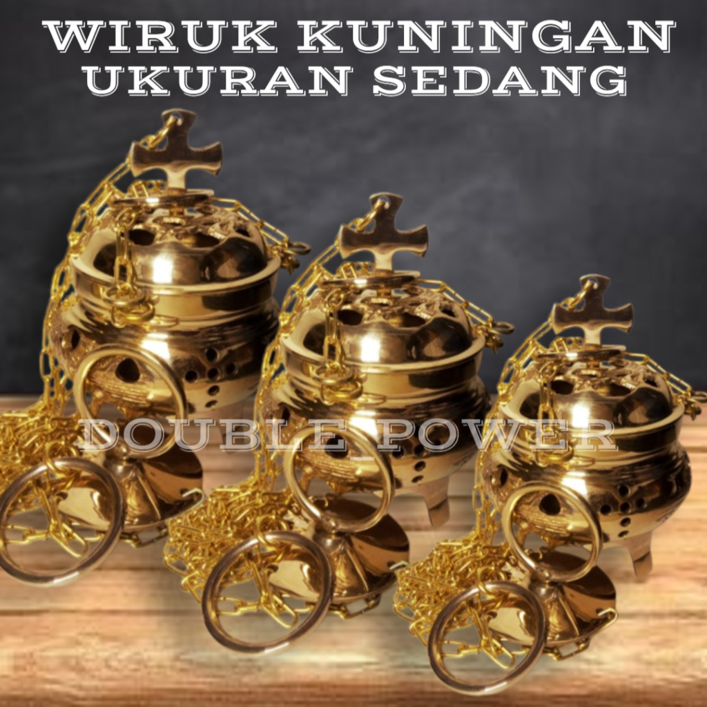 Jual Wiruk Kuningan Ukuran Sedang dan Navikula Set Alat Liturgi Katolik ...