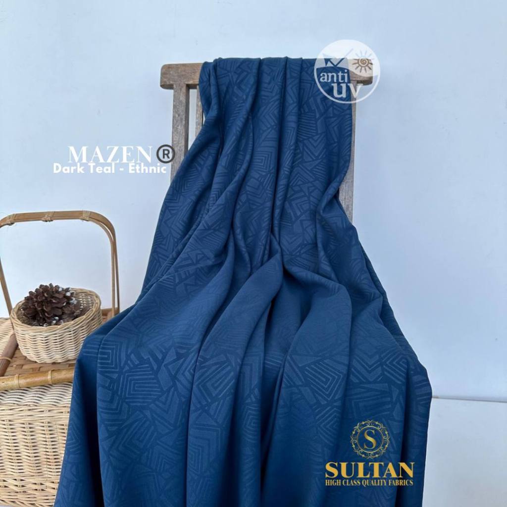 Jual KAIN MAZEN ANTI UV SULTAN EMBOSS ETHNIC 50 CM | Shopee Indonesia