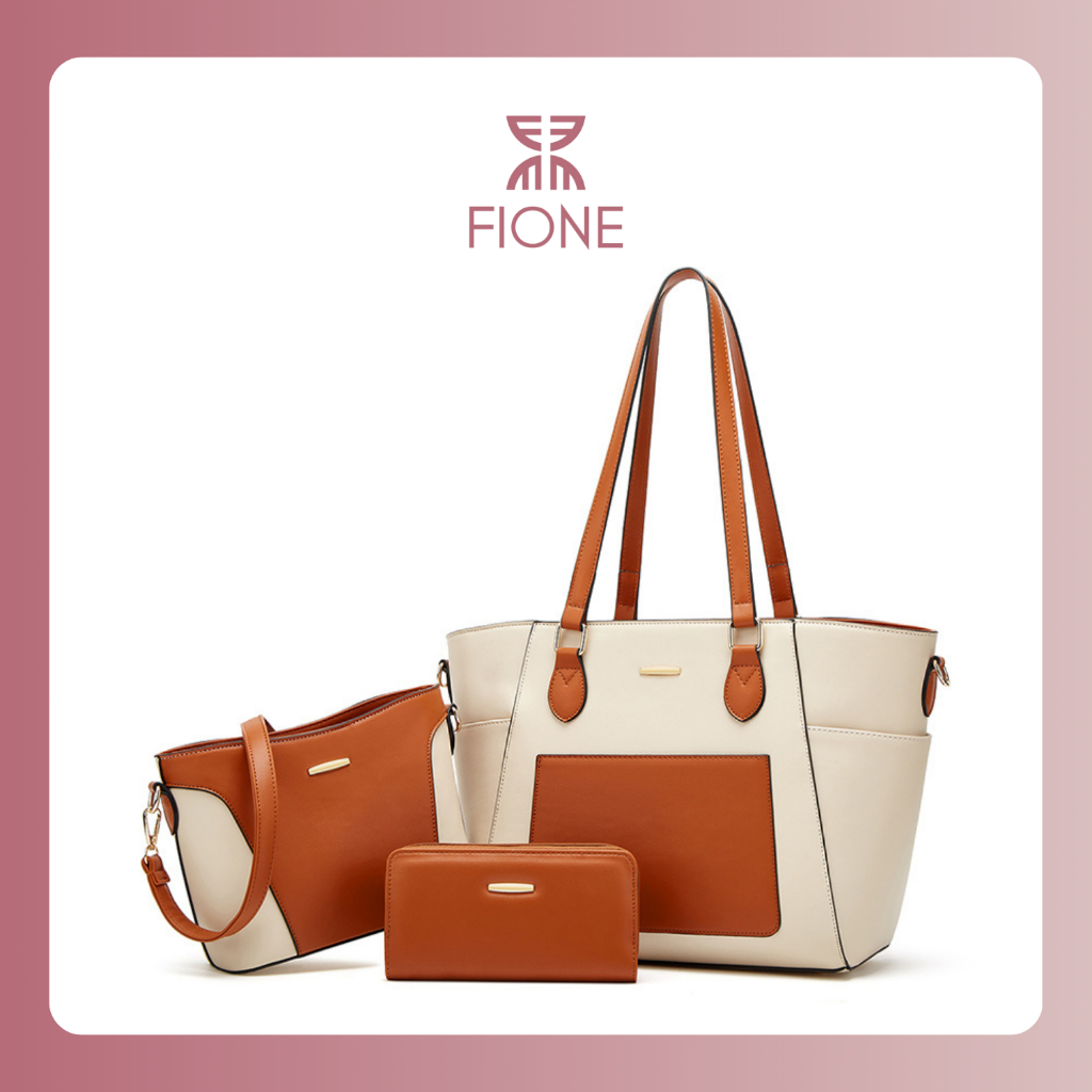 Jual Fione 2451 Tote Bag Wanita, Shoulder Bag Wanita, Dompet Wanita ...