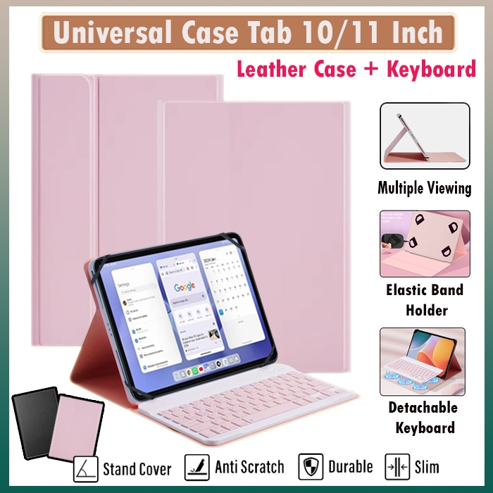 Custodia Gard Ultra Sottile Con Protezione Schermo Per Honor Pad X8a 11'' - Smart Folio Nero