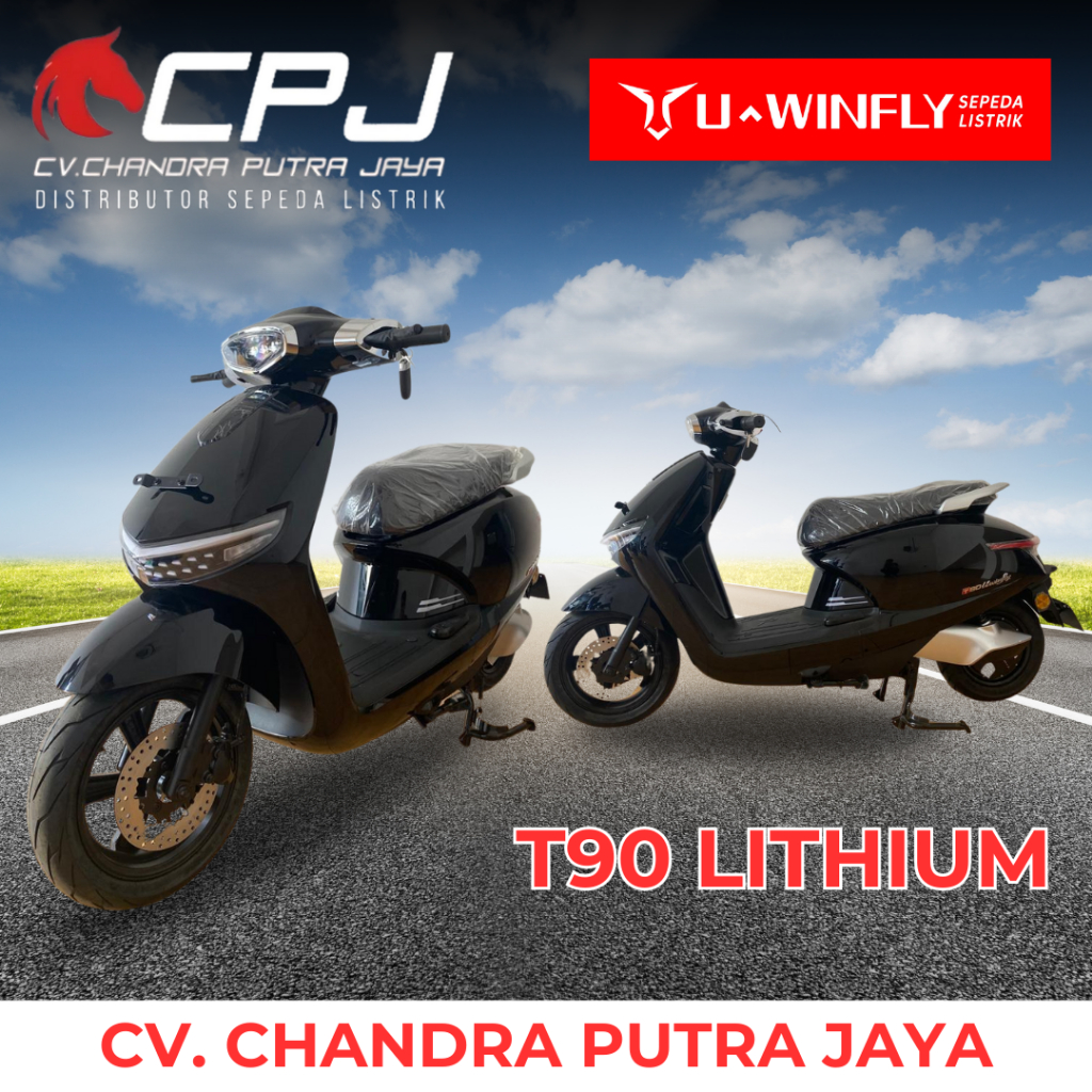 Jual MOTOR LISTRIK UWINFLY T90 Lithium T90L T 90 L U-Winfly Baterai ...