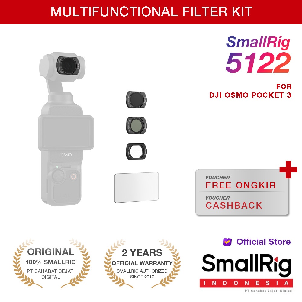 Jual SmallRig Multifunctional Filter Kit for DJI Osmo Pocket 3 5122 ...