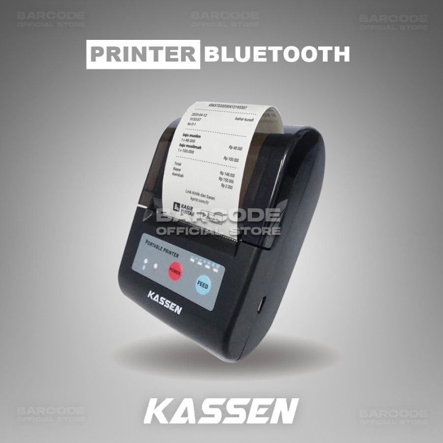 Jual MOBILE THERMAL PRINTER BLUETOOTH KASSEN MT200 MOKAPOS PAWOON ...