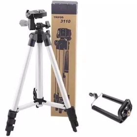 Tripod 3110 100 Untuk HandPhone Dan Kamera Free Holder U Dan Sarung Tripod Tinggi 1 Meter