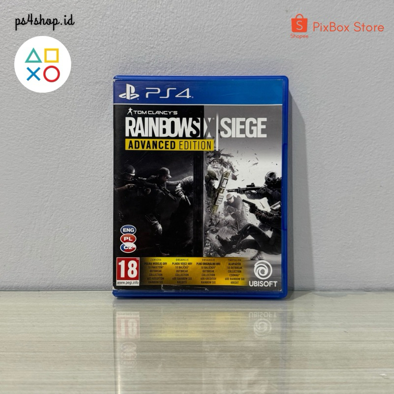 Jual BD KASET RAINBOW SIX SIEGE PS4 SECOND BEKAS MURAH R SIX R6 SIEGE ...