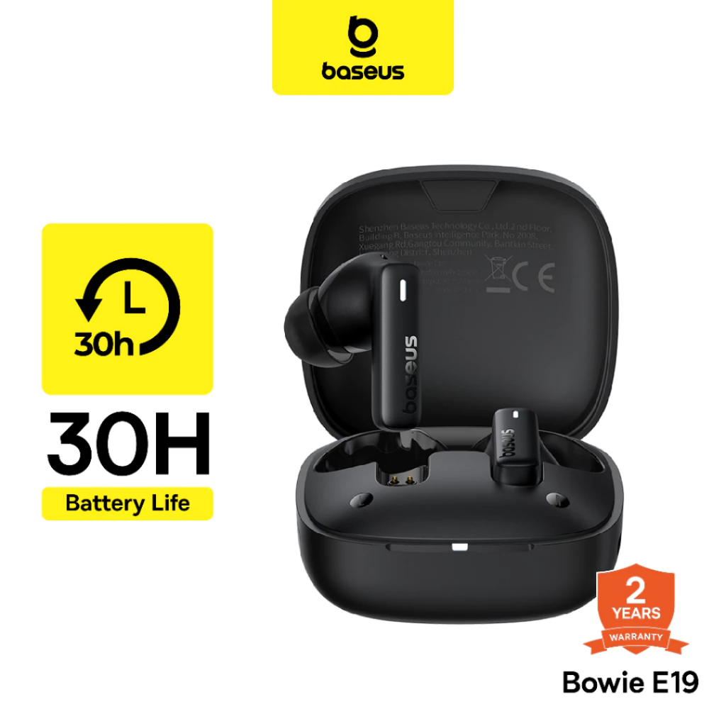 Jual BASEUS Bowie E19 Tws Enc Playing Time Up to 33 Jam| True Wireless ...