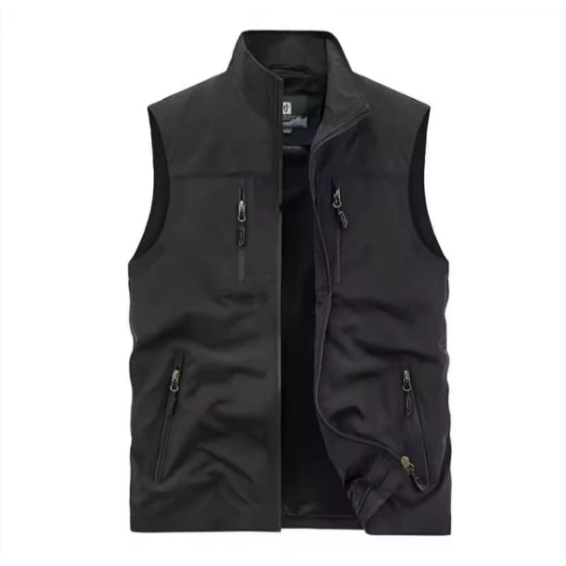 Jual Jaket rompi polos,rompi motor,rompi lapangan, 4 saku luar 1 saku ...