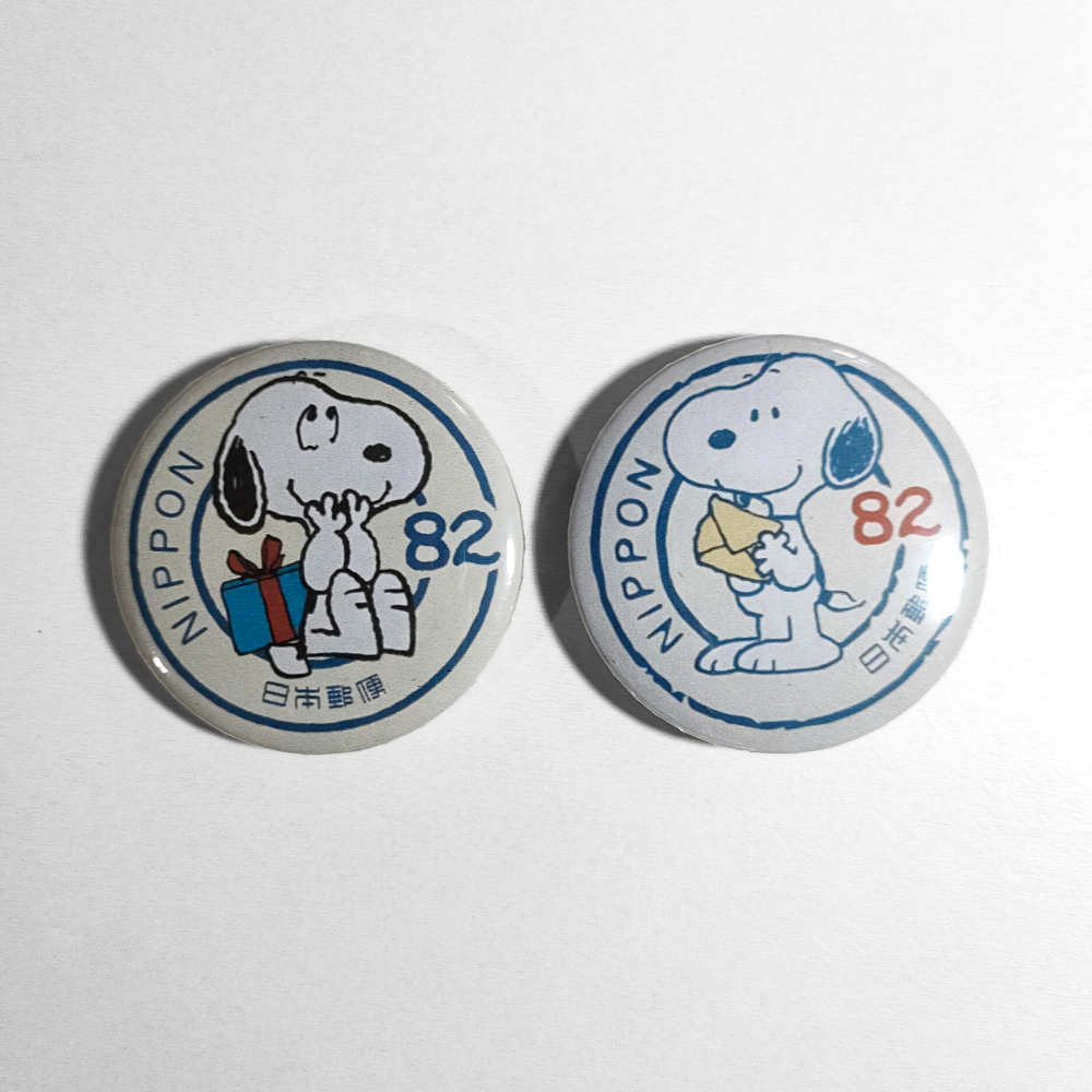 Jual NIPPON STAMP // Snoopy - Pin Button and Magnet | Shopee Indonesia