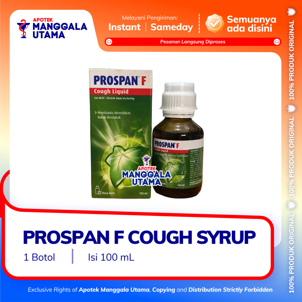 Jual PROSPAN F COUGH SIRUP PER BOTOL ISI 100 ML | Shopee Indonesia