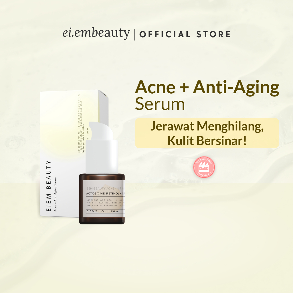 Eiem beauty Acne + Anti Aging Serum Actosome Retinol x Panthenol
