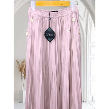 Rok Plisket Rok Plisket Premium Rok Rania Plisket Premium Rok Plisket Variasi Saku Kancing