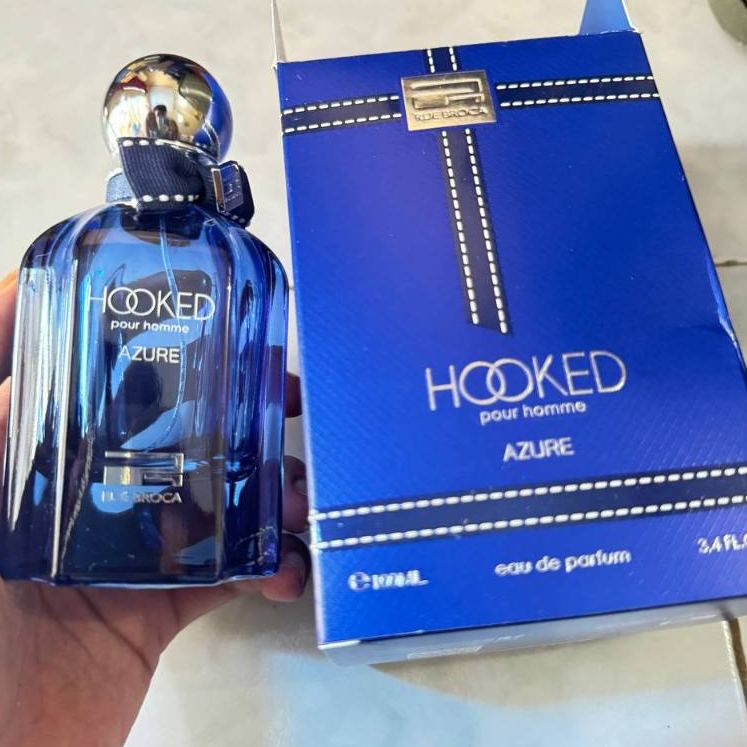 Jual Botol Parfum Kosong Hooked Azure Buat Koleksi | Shopee Indonesia