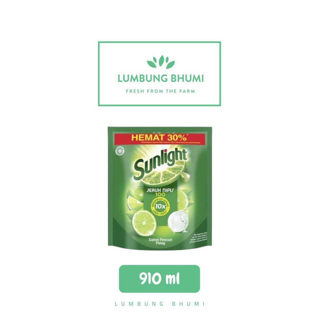 Jual SUNLIGHT Sabun Cuci Piring 910 ml 1 Pcs - Lumbung Bhumi | Shopee ...