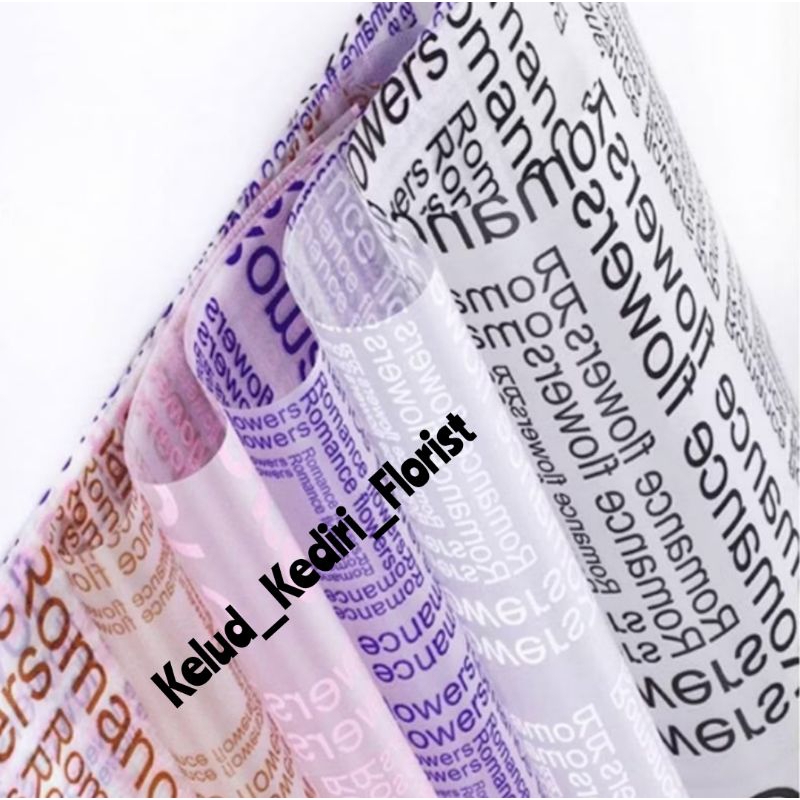 Jual Cellophane Transparan Free Packing Kertas Buket Pembungkus Bunga ...