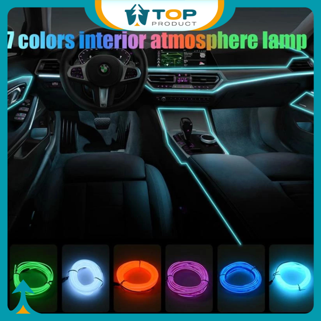 Jual Lampu Neon LED Strip 5 Meter Dekorasi Mobil Flexibel USB 5V ...