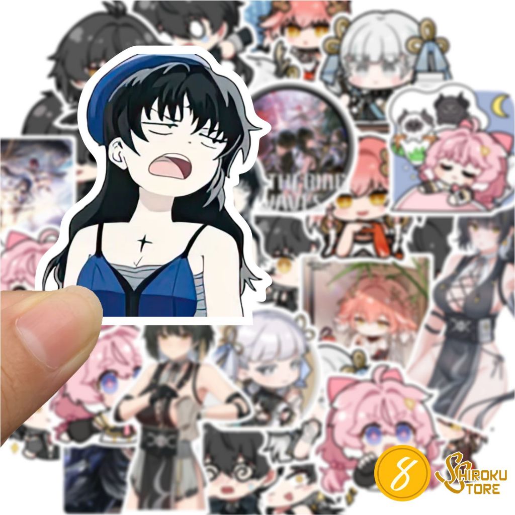 Jual Wuthering Waves Premium Sticker Pack / Set Stiker Anti-Air Anime ...