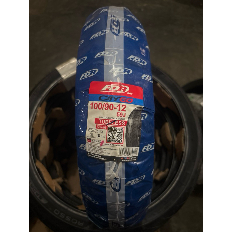 Jual FDR CITY GO 100/90 RING 12 TUBELESS | Shopee Indonesia