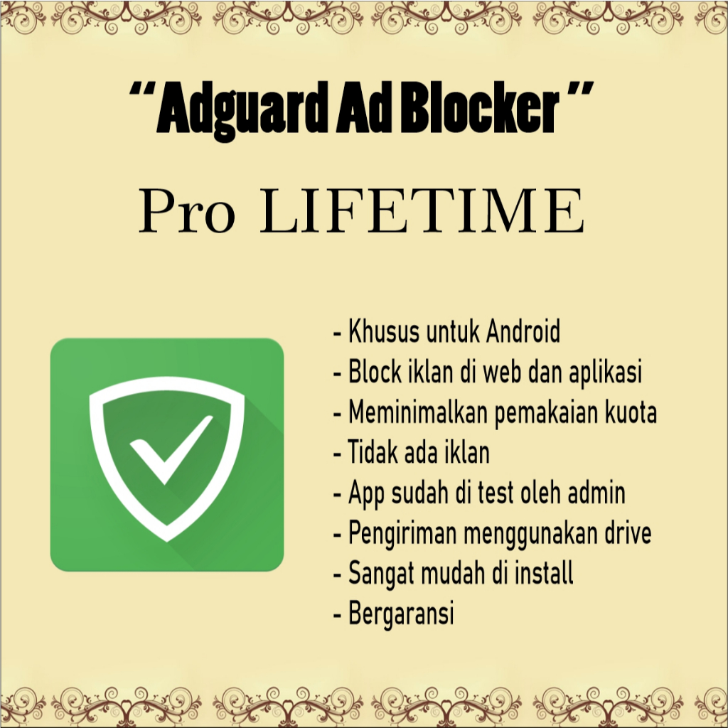 Jual AdGuard Ad blocker Pro lifetime android v4.11.6 | Shopee Indonesia