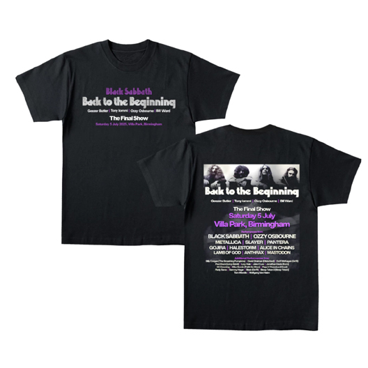 ブラックサバスback to the beginning TシャツM・L・X L Black Sabbath