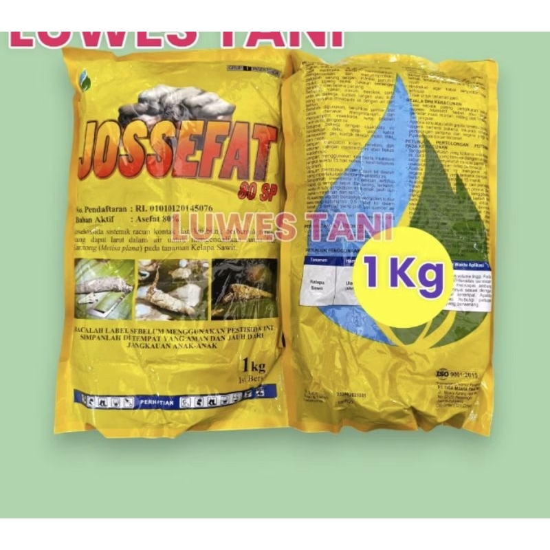 Jual insektisida JOSSEFAT 1kg pembasmi hama kutu asefat | Shopee Indonesia