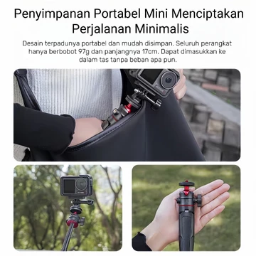 YOU PIN YP 007 Mini Extension Pole Tripod Vlogging Vlogger For Mirrorless Camera Smartphone HP