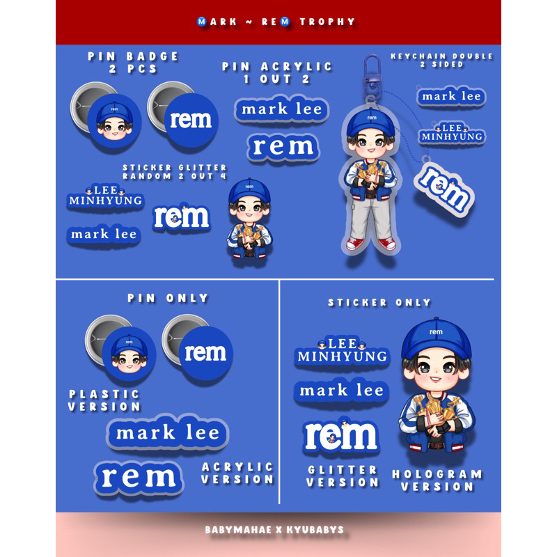 Jual Keychain Mark ~ REM Trophy (WAJIB BACA DESKRIPSI) | Shopee Indonesia