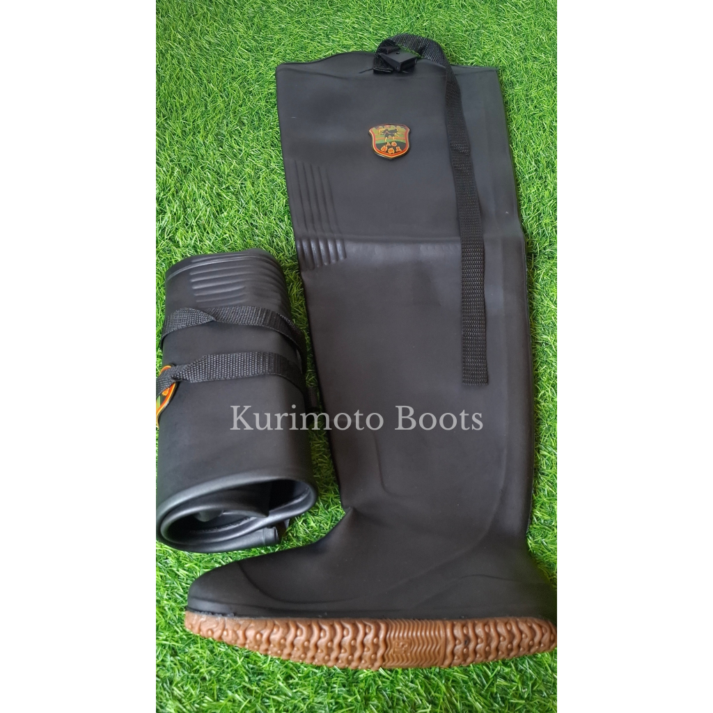 Jual SEPATU BOOT FULL KARET PANJANG HITAM SAWAH PETANI MANCING | Shopee ...