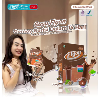Susu Flyon COKLAT Susu Penggemuk Badan Dan Penambah Nafsu Makan Original Vitamin Penggemuk Badan Herbal