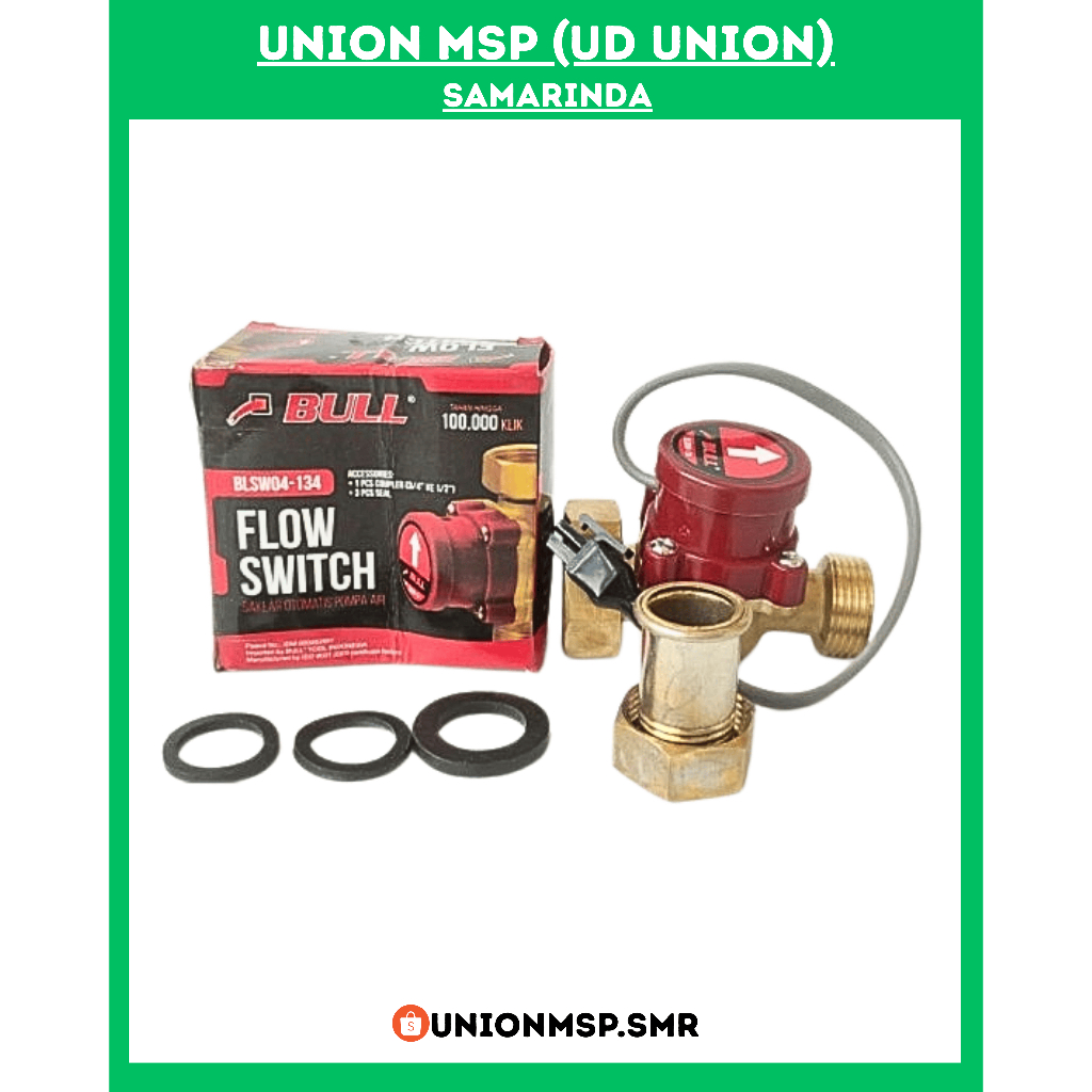 Jual Flow Switch Bull 1 x 3/4 Inch Otomatis Pengontrol Aliran Air ...