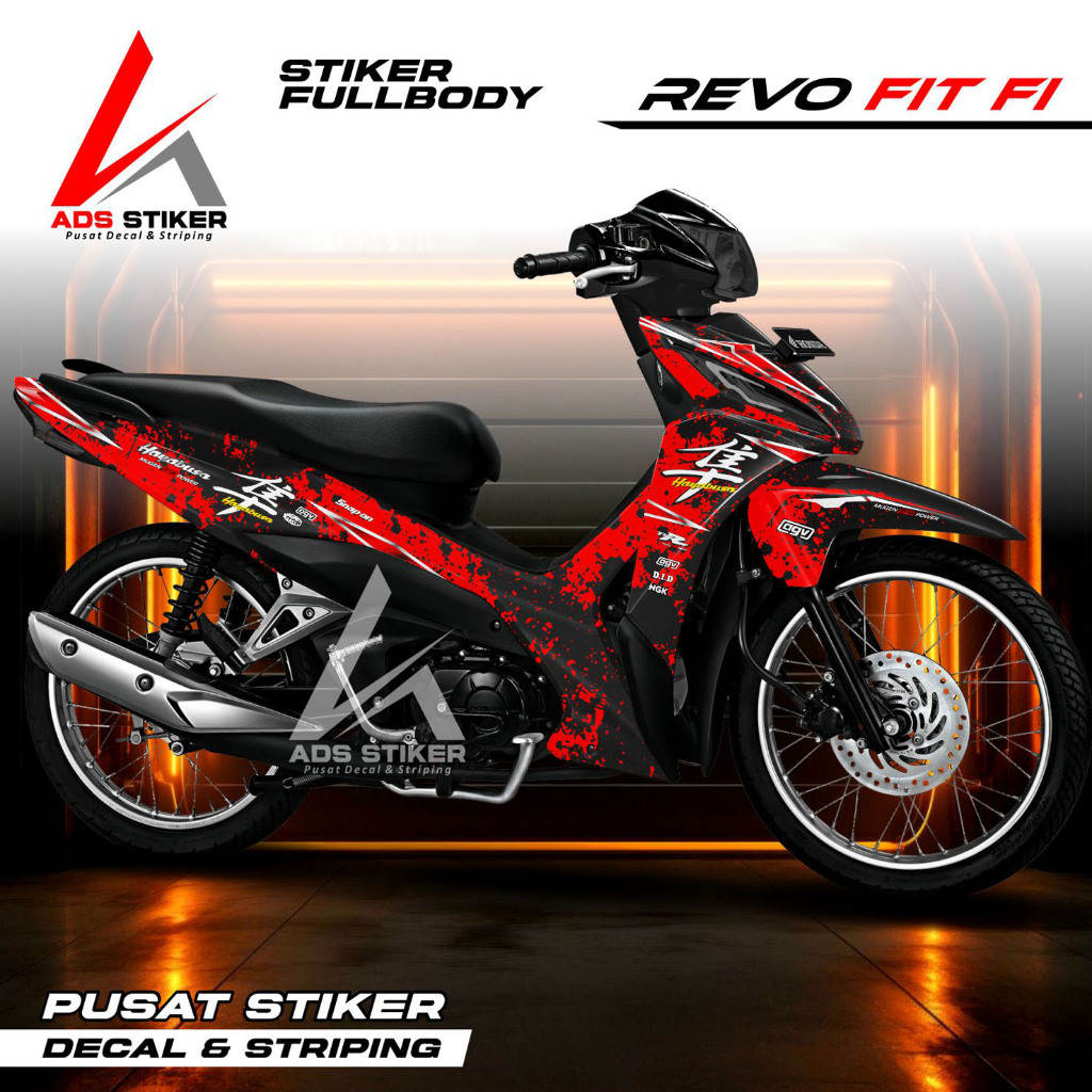 Jual Decal Revo Fit Fi - Dekal Sticker Revo - Stiker Revo - Striping ...