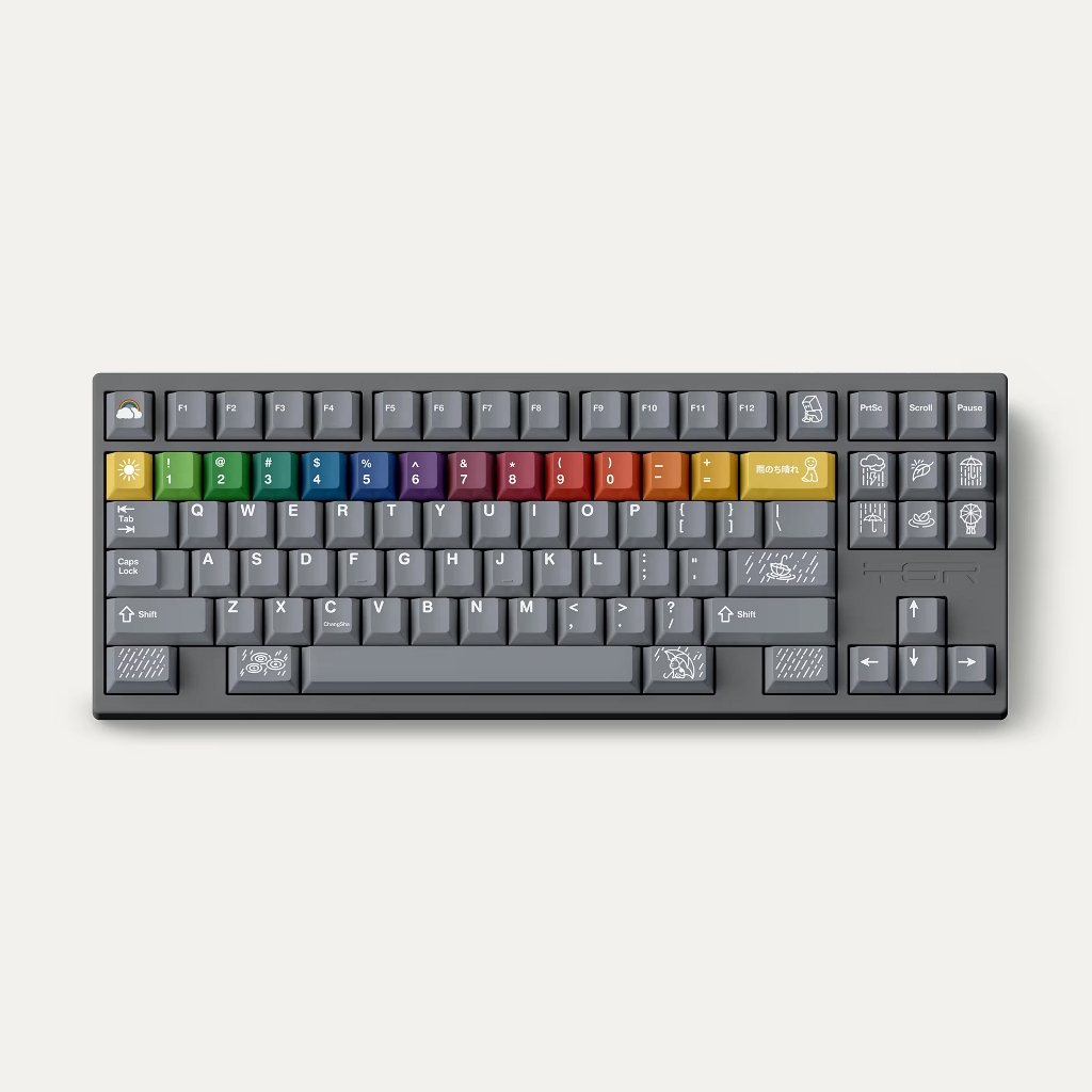 Jual FBB After Rain R1 Keycaps PBT Dyesub 179 Keys Cherry Profile ...
