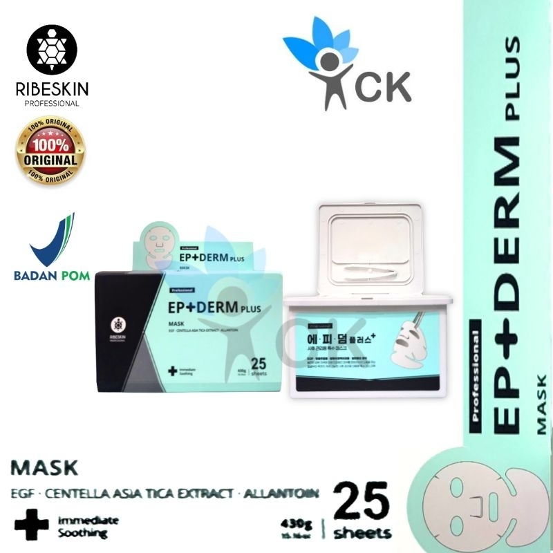 Jual EP+DERM plus MASK - box isi 25 sheet - post procedure