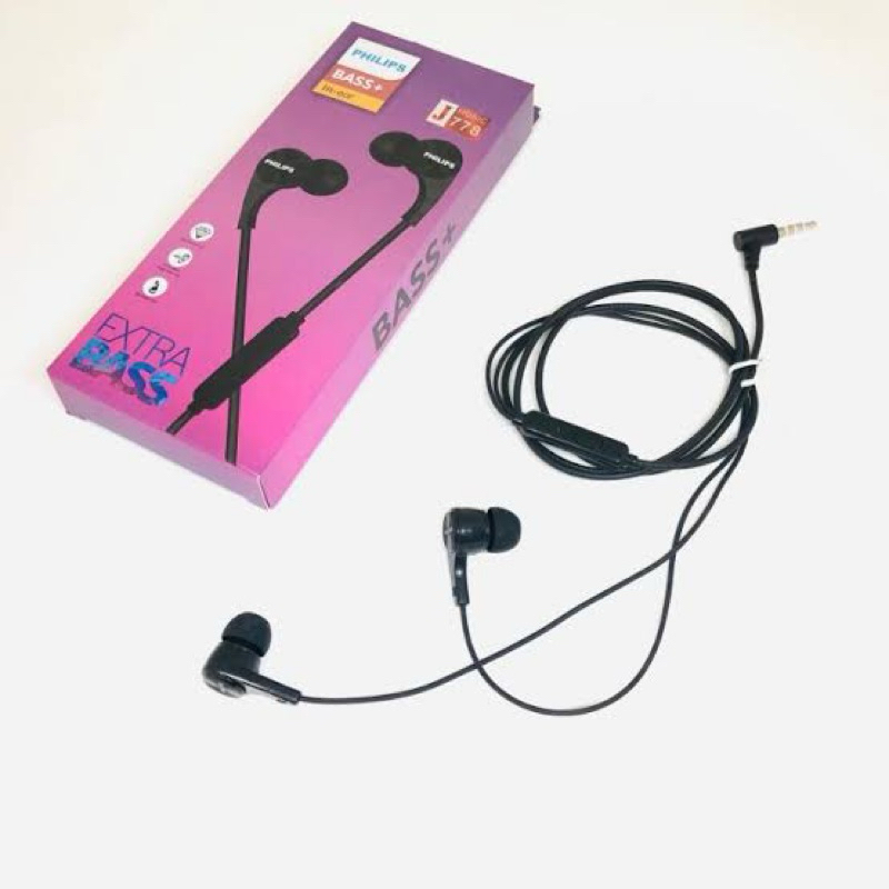 Jual Earphone Handsfree Headset PHILIPS J-778 PH-02 PL-69 Bass+