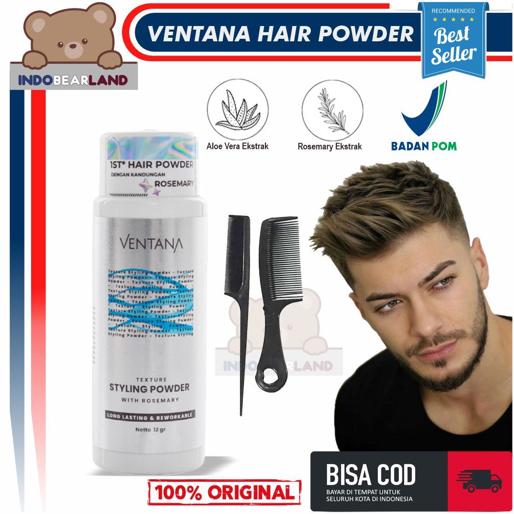Jual Ventana Hair Powder Penata Rambut Texture Hair Styling Extra Aloe ...