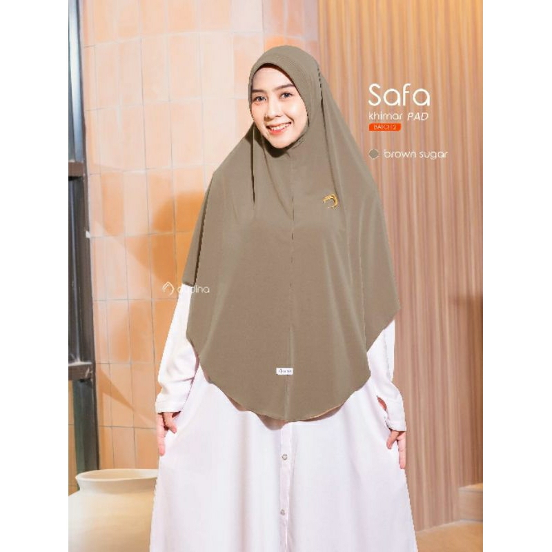 Safa Jilbab Dagu Ped Dan Soft Ped ORI Audina Bahan Jersey Premium Jilbab Hitam Putih Syar'I