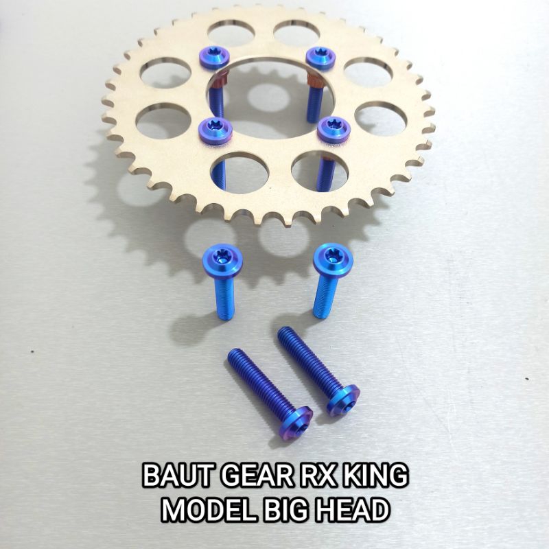 Jual BAUT GEAR RX KING F1ZR TITANIUM GR5 ORIGINAL VIETNAM | Shopee ...
