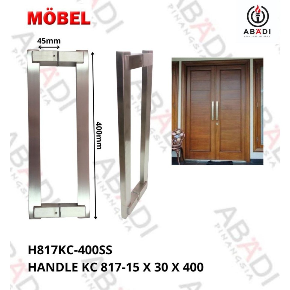 Jual Handle H817KC Handle Gagang Pintu Lemari Minimalis Modern Gagang ...