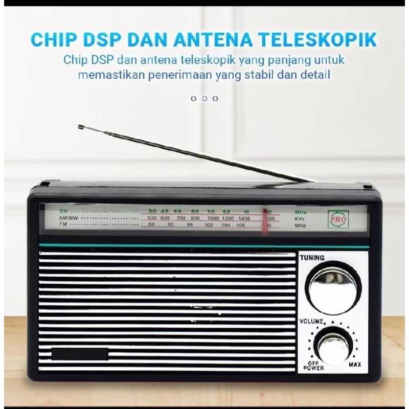 Jual radio jadul internasional F -4250 AM FM ac-dc bisa pakai baterai ...