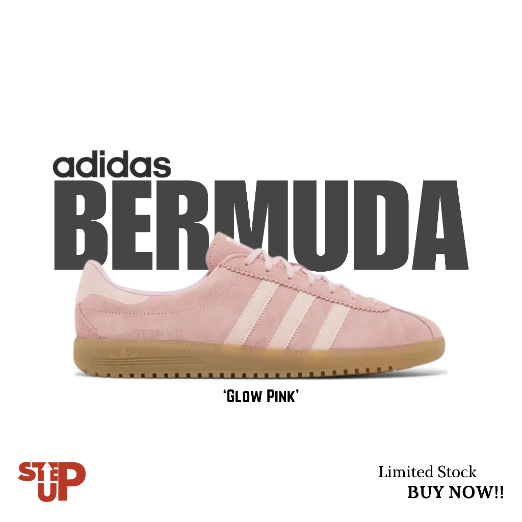 adidas gazelle silver green womens Adidas Bermuda Glow Pink main image 1