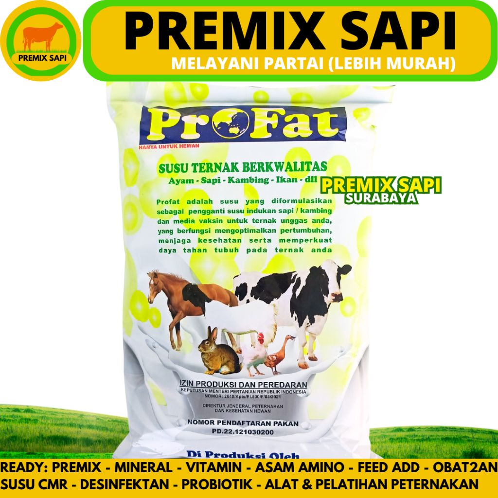 Jual PROFAT SUSU TERNAK 1KG - Susu Hewan Ternak Sapi Kambing Domba Ayam ...