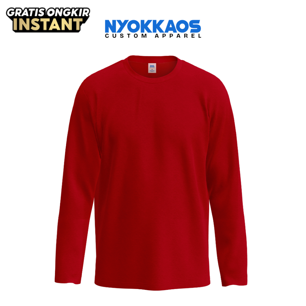 Jual NYOKKAOS Kaos Polos 100% Katun Combed Premium 24S Knitto Textile ...