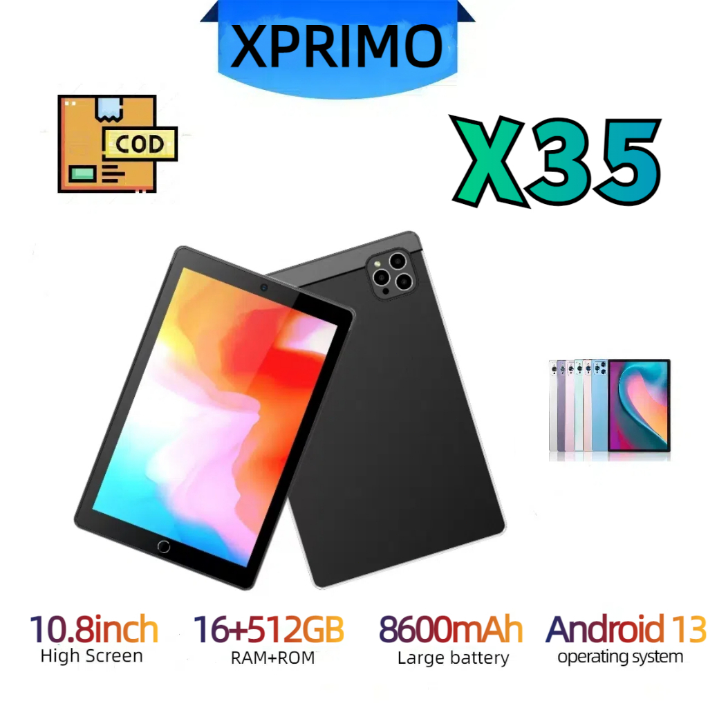 Jual Tablet X35 10,8 inci layar penuh layar besar tablet 5G 16+512GB ...