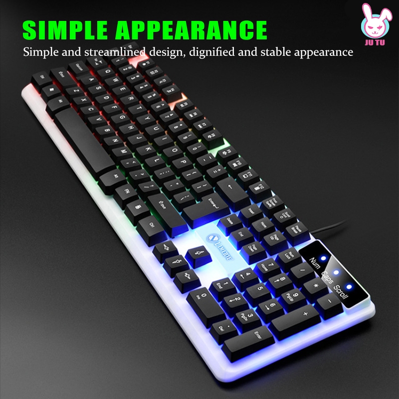 Jual JUTU Keyboard RGB Mekanis , Keyboard Dan Mouse Untuk Gaming ...