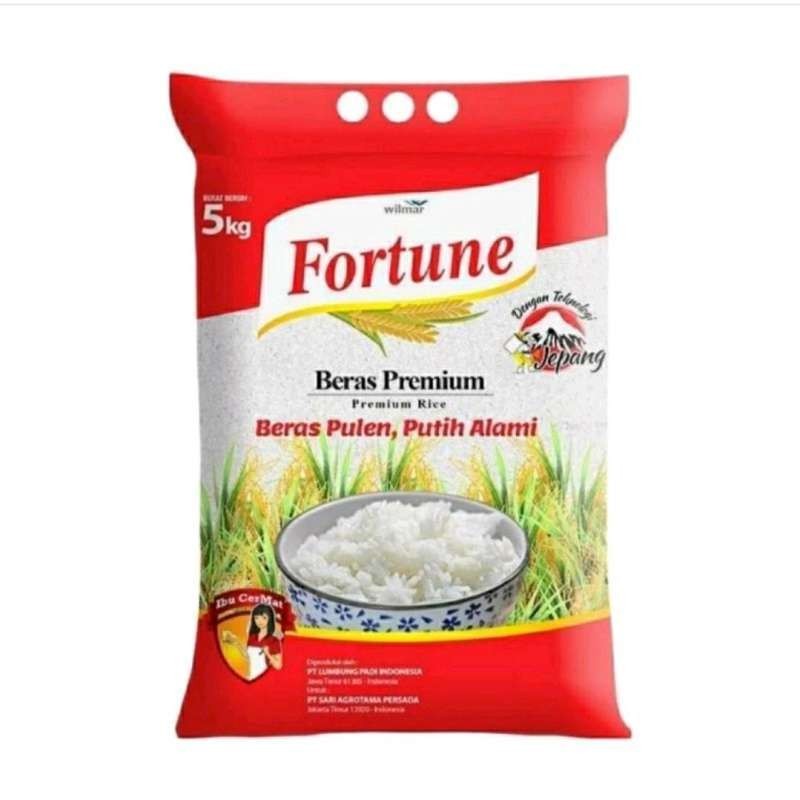 Jual BERAS FORTUNE 5KG WHITE RICE | Shopee Indonesia