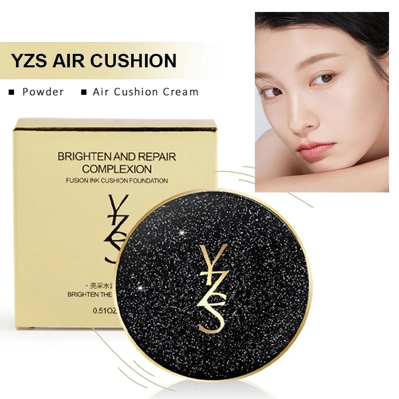 BB Cream Air Cushion YZS Full Coverage Makeup Bedak Padat Waterproof Tahan Hingga 24 Jam | AutoStock
