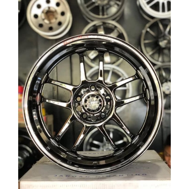 Jual Velg Racing Hart CP035 R18 Black Chrome (NEW) | Shopee Indonesia