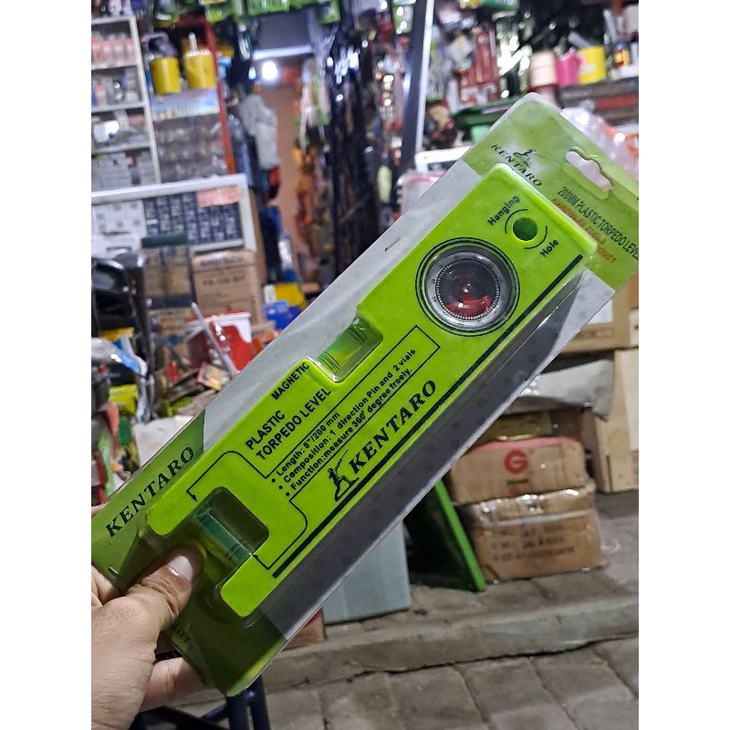 Jual Waterpass magnet torpedo Kentaro waterpas 8