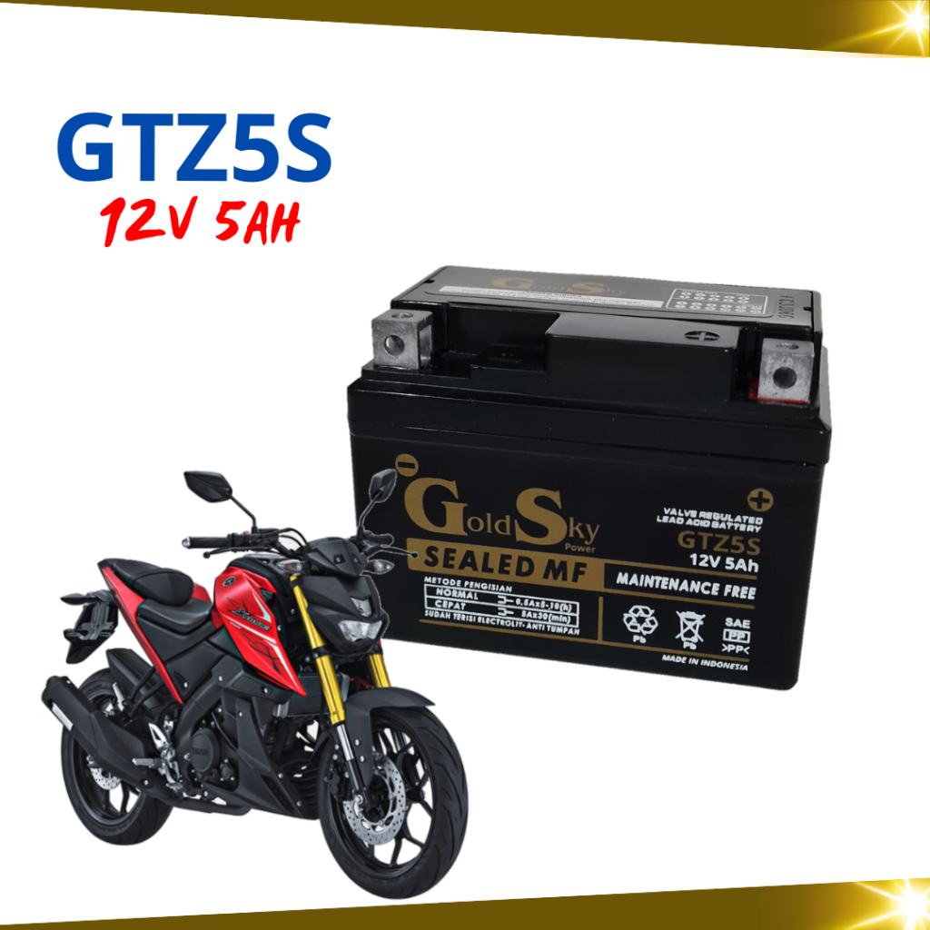 Jual AKI KERING MOTOR VIXION R15 MT15 XABRE GTZ5S GTZ4V YTZ4V GS